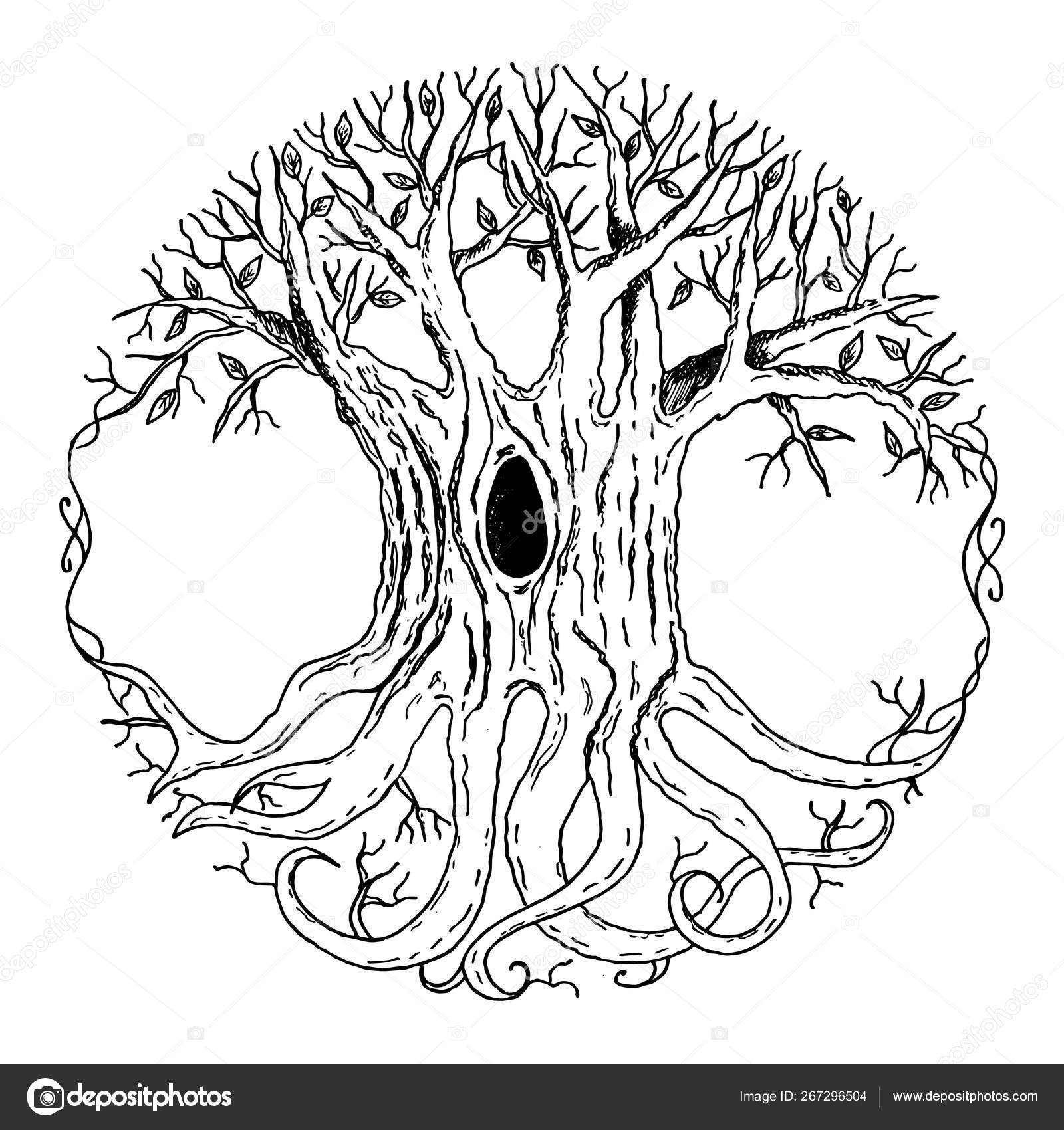 70 Yggdrasil-stockillustrasjoner | DepositPhotos, image size:1600x1700