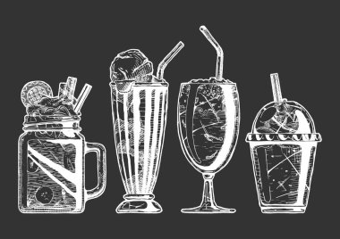 Farklı milkshake kümesi