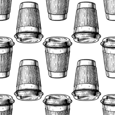 kahve seamless modeli