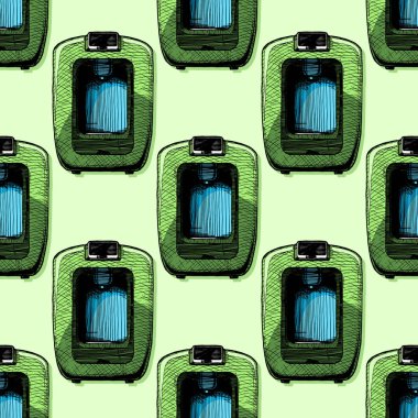 Kahve makineli desen 