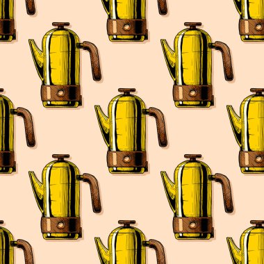 Kahve makineli desen 