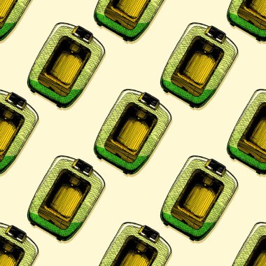 Kahve makineli desen 