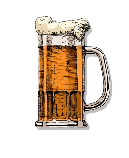 Illustratie van bier — Stockvector