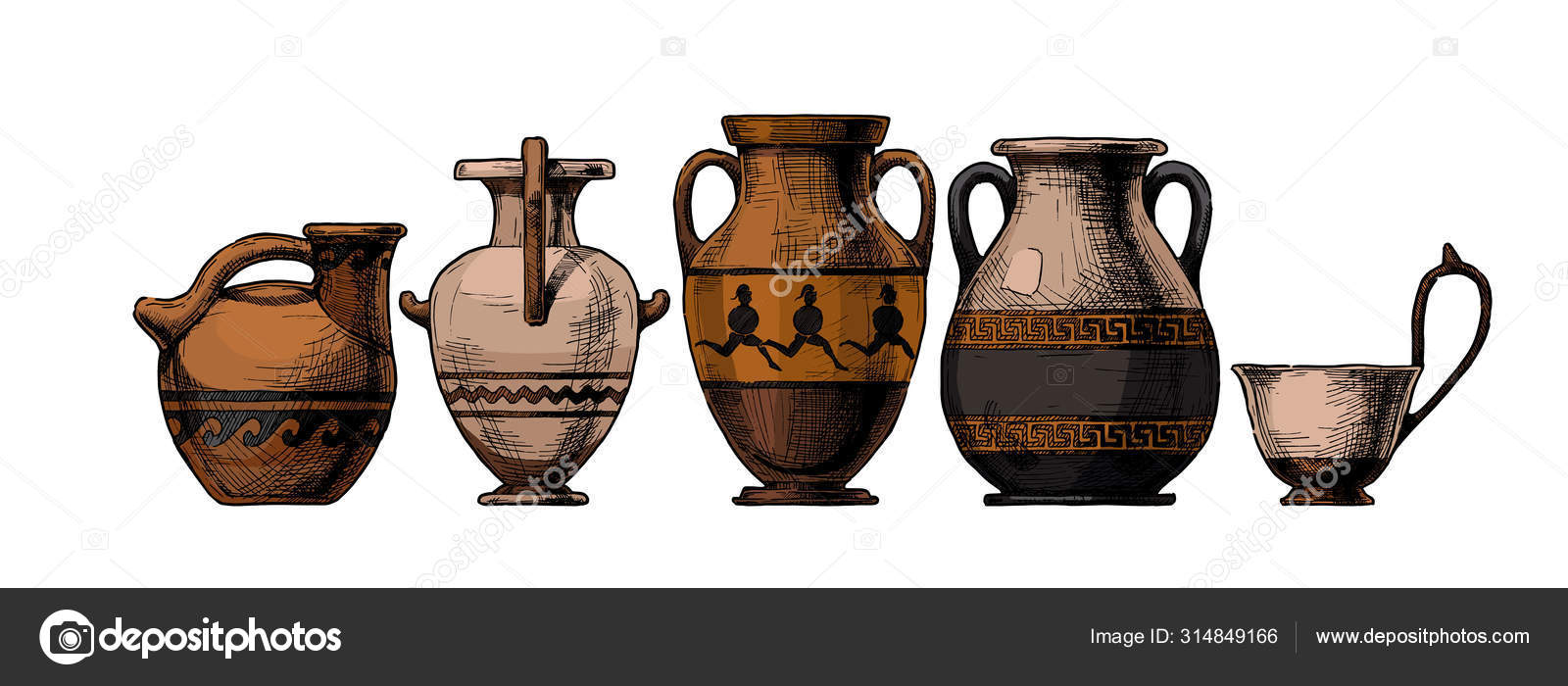 Ancient Greek Pottery Shapes