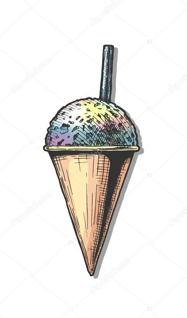 illustration of Snow Cones.