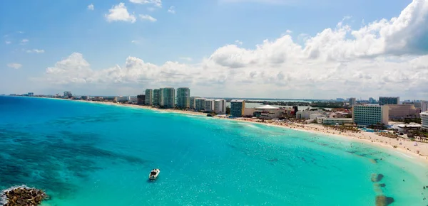 Panorama Luftaufnahme Der Zona Hotelera — Stockfoto