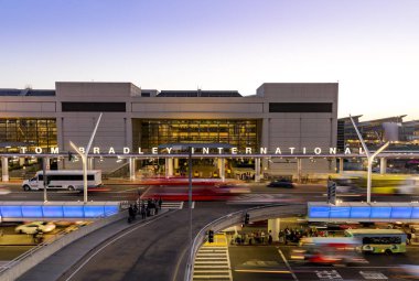 Los Angeles, CA-8 Nisan 2018: Los Angeles International Airpor
