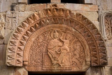 Üst tympanium Ermenistan Astvatsatsin Kilisesi, Noravank Manastırı, en Dzor, Ermenistan unsuru