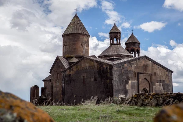 Церковь Сагмосаванк в Армении — стоковое фото