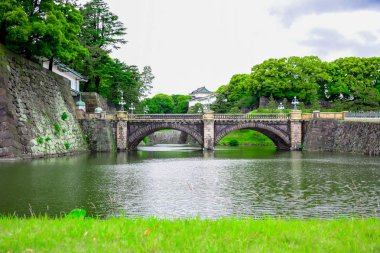 Seimon Ishibashi (Nijubashi) Köprüsü, Tokyos en ünlü köprü: Tokyo, Japan Imperial Palace