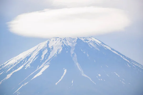 在日本河口富士芝樱 苔藓夹竹桃 节日的山顶上有云的富士山景观 — 图库照片