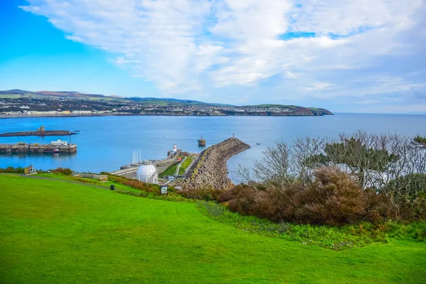 Pohled Krásné Přímořské Město Douglas Isle Man Hlavní Největší Město — Stock fotografie