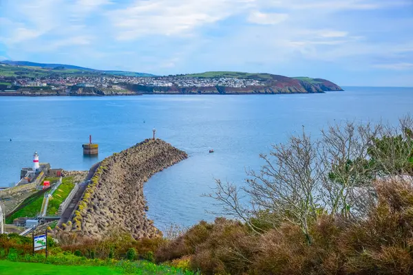 Mooie Landschapsmening Van Kust Stad Van Douglas Het Isle Man — Stockfoto