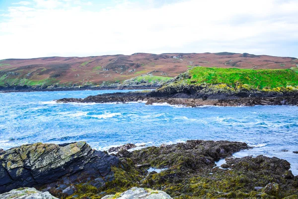 Vackra Landskap Kalv Ljud Isle Man Mycket Berömd Synvinkel Island — Stockfoto