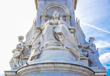 Kraliçe Victoria Victoria Memorial city Westminster içinde Amerika Birleşik Devletleri yer alan Buckingham Sarayı önünde mermer heykel