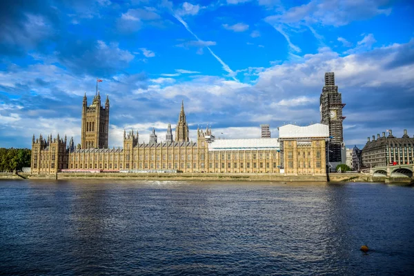 House Parliament Big Ben Clock Tower Repair Maintenance Londres Angleterre — Photo