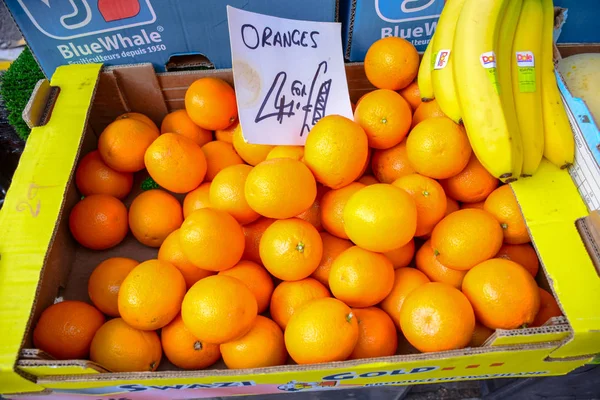 Naranjas Frescas Vendiendo Portobello Market Portobello Road Notting Hill Londres — Foto de Stock