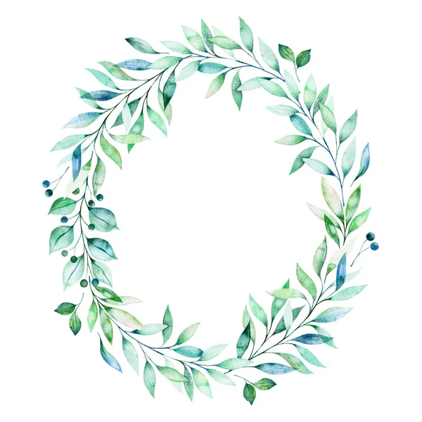 yeşil yaprakları ile kopya alanı çerçeve çiçek