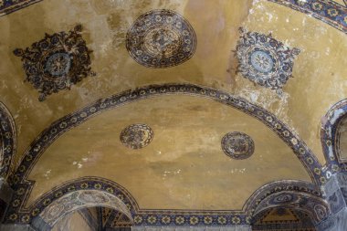 Ayasofya (Aya Sophia) Istanbul, Türkiye, Avrupa'nın iç