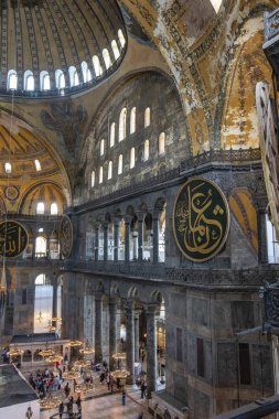 Ayasofya (Aya Sophia) Istanbul, Türkiye, Avrupa'nın iç