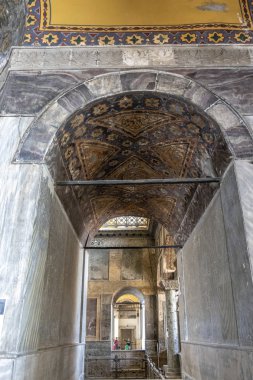 Ayasofya (Aya Sophia) Istanbul, Türkiye, Avrupa'nın iç