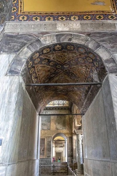 Innenraum Der Hagia Sofia Aya Sophia Istanbul Türkei Europa — Stockfoto