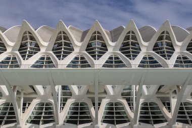Şehir sanat ve bilim (mimar Santiago Calatrava) Valencia, İspanya 