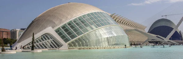 Cidade Das Artes Ciências Hemisfric Santiago Calatrava Valência Espanha Europa — Fotografia de Stock