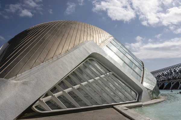 Město Umění Věd Hemisfric Santiago Calatrava Valencie Španělsko Evropa — Stock fotografie