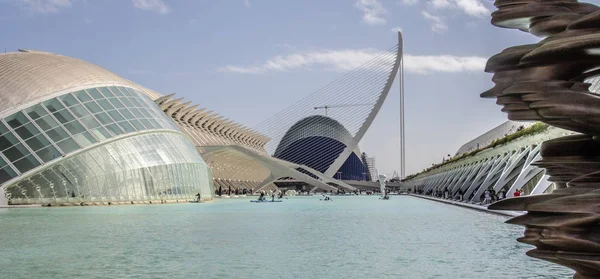 Město Umění Věd Architekt Santiago Calatrava Valencii Španělsko — Stock fotografie