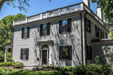 Harvard Üniversitesi kampüsündeki malikane, Boston, Massachusetts, ABD