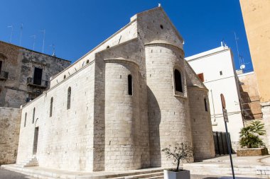 İtalya 'nın Apulia kentindeki eski Bari kasabasındaki Chiesa di San Gregorio Kilisesi - Avrupa