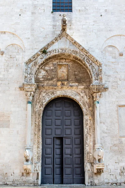 Basiliek Van Sint Nicolaaskerk Bari Apulië Italië Europa — Stockfoto