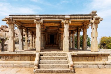 Varaha tapınağı Hampi, Karnataka, Hindistan, Asya