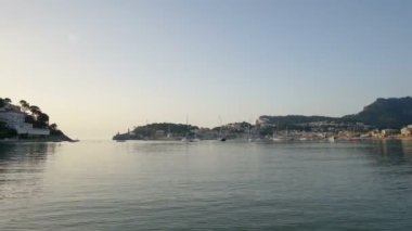 4 k zaman atlamalı günbatımı üzerinde bağlantı noktası de Nottingham Mallorca Sahil üzerinde Akdeniz denizde