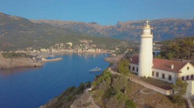 Bağlantı noktası de Nottingham havadan görünümü, Mayorka. Akdeniz.