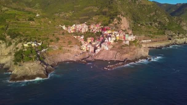 Vue Aérienne de Manarola à Cinque Terre, Italie 