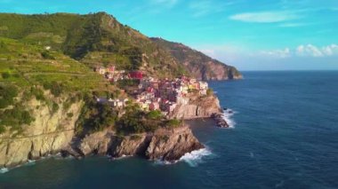 Cinque terre, beş topraklar havadan görünümü