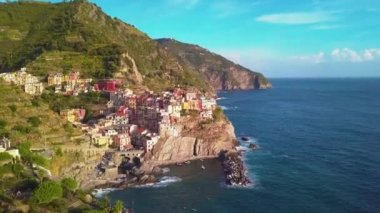 Cinque terre, beş topraklar havadan görünümü