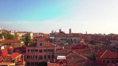 Uçak video - Venedik İtalya havadan görünümü