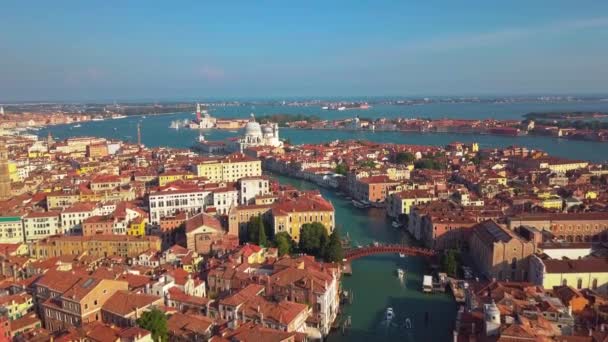 Uçak video - Venedik İtalya havadan görünümü — Stok video