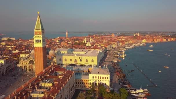 Drone wideo - widok z lotu ptaka Wenecja Włochy — Wideo stockowe