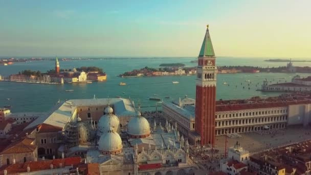 Αεροφωτογραφία της Βενετίας Ιταλία — Αρχείο Βίντεο