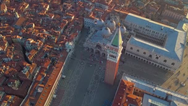 Piazza san marco, venecia, italia — Vídeo de stock