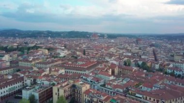 Hava dron görüntüleri video - panoramik Floransa