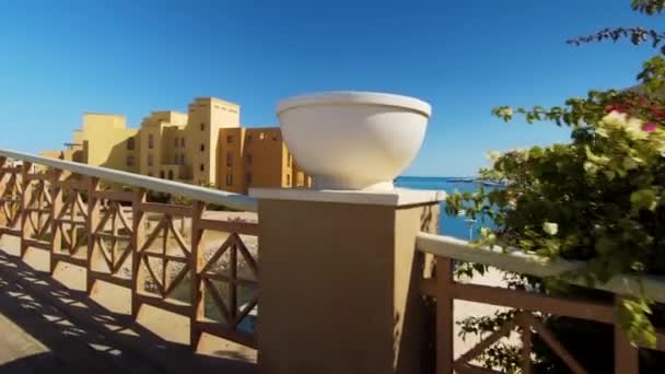 Кадри сучасного міста Ель-Гуна в Єгипті — стокове відео