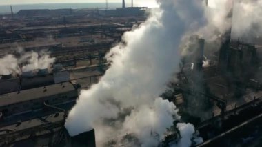 Tedavi, yapı sanayi, endüstriyel dış, yukarıdan, panoramik görünüm kok fırınları ve kömür kimya fabrikası, kola fırın yan ürün tesisi, kola fırın yan ürün tesisi, kola fırın gaz