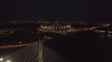 Varşova, stadyum Pge, Narodowy, Warszawa, Polonya, Polska havadan görünümü