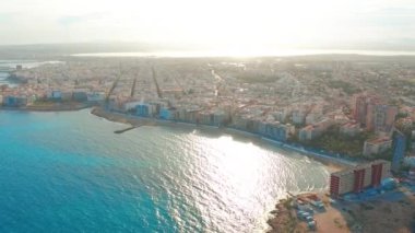 Plaj ve sahil manzarası, Costa Blanca Sahili, Günbatımı