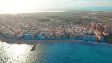 Plaj ve sahil manzarası, Costa Blanca Sahili, Günbatımı